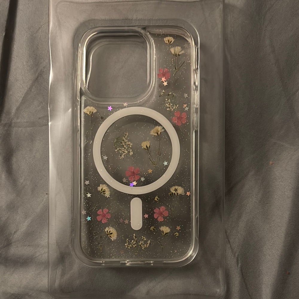 Floral Clear Phone Case